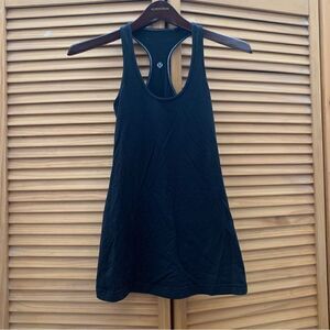 Lululemon Athletica Soft reversible Black Tank Top size 4